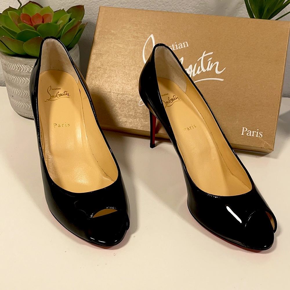 BRAND NEW CHRISTIAN LOUBOUTIN ROXANE 85MM PEEP TOE